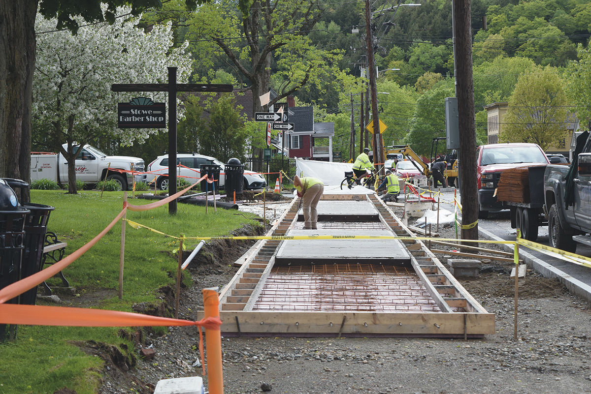 Sidewalk construction